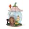 Glitzhome® 8" Lighted Easter Resin Egg-Shaped House Table Decor
